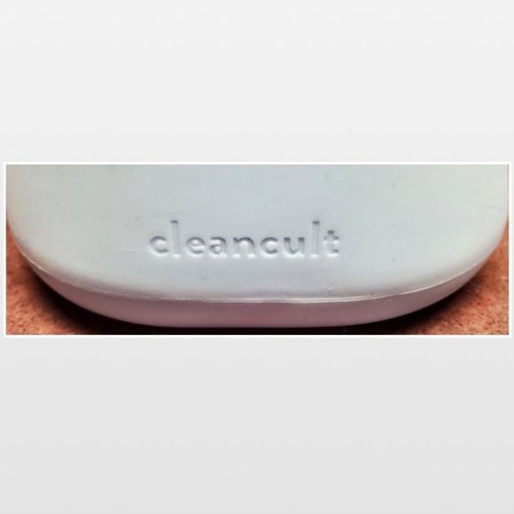 New Cleancult Soap Bottle 12oz Home Reusable Liquid Frosted Glass Blue Empty NWT - Picture 5 of 16